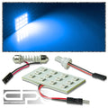 T10 5050 194/168/w5w 12-smd 12V Bright Blue Led Interior Dome Wedge