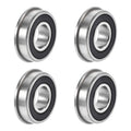 FR8-2RS Flanged Ball Bearing 1/2"X1-1/8"X5/16" Double Sealed Chrome