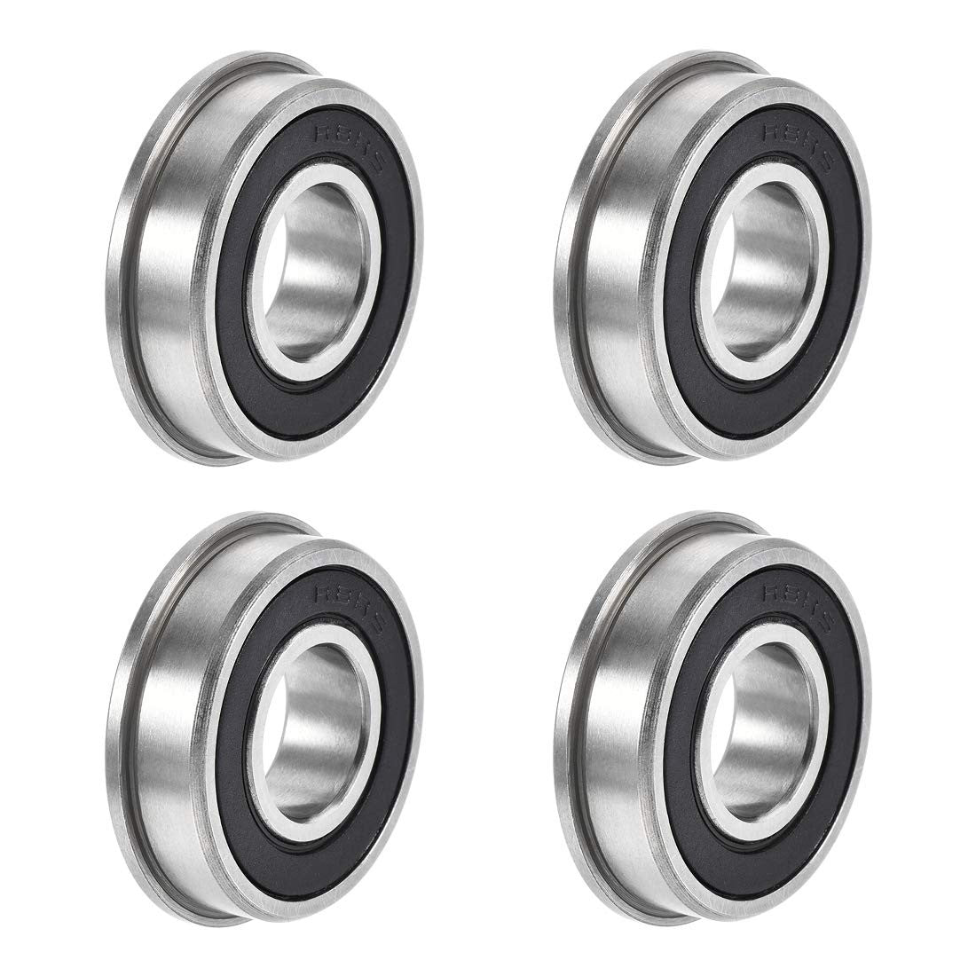 FR8-2RS Flanged Ball Bearing 1/2"X1-1/8"X5/16" Double Sealed Chrome