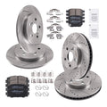 Front Rear Brake Rotors Ceramic Pads Set for Lexus CT200h 2011-2017 L4 1.8L