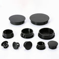 Round Plastic Black Blanking End Cap Tube Inserts