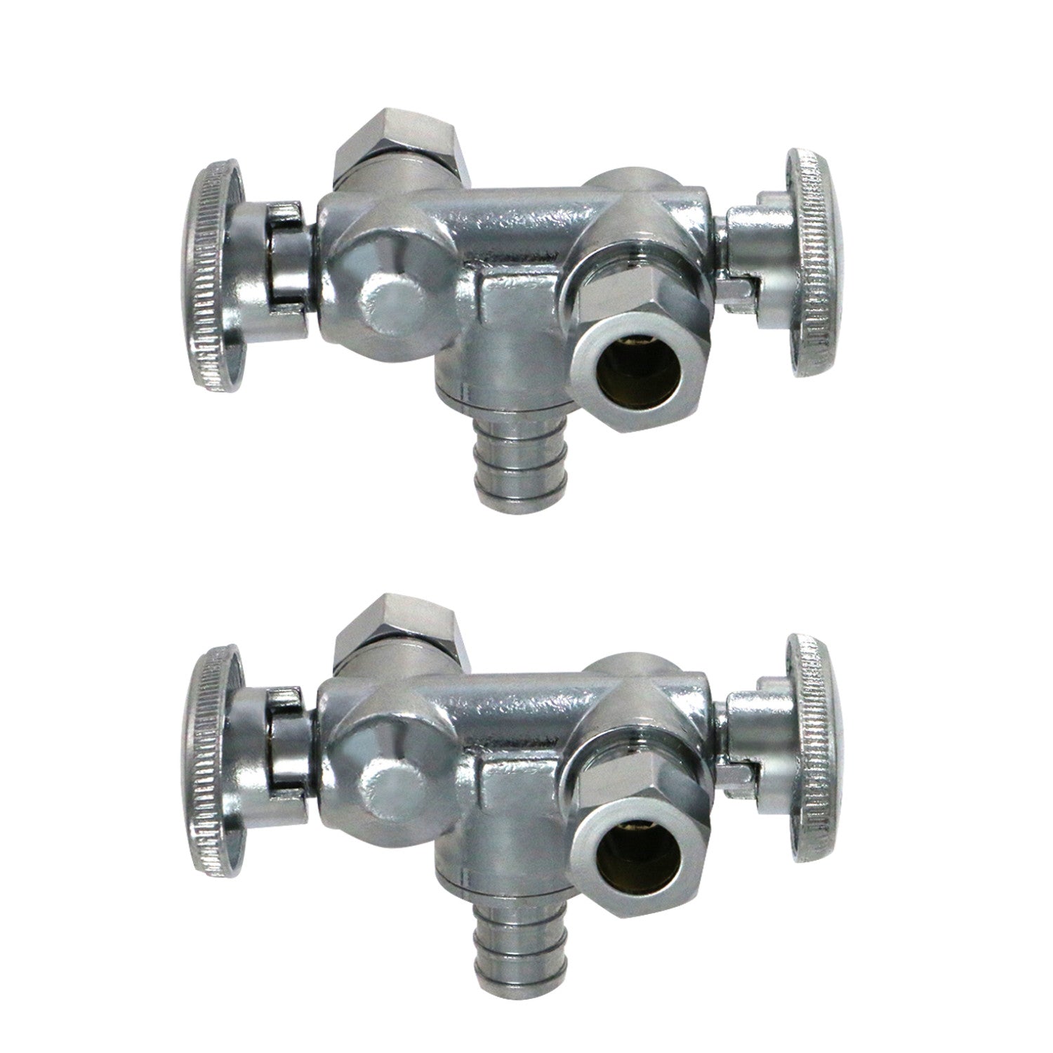 XFITTING 3/8" x 3/8" Dual Angle Valve