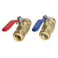 XFITTING 3/4" Push Fit Ball Valve - 2 Pack