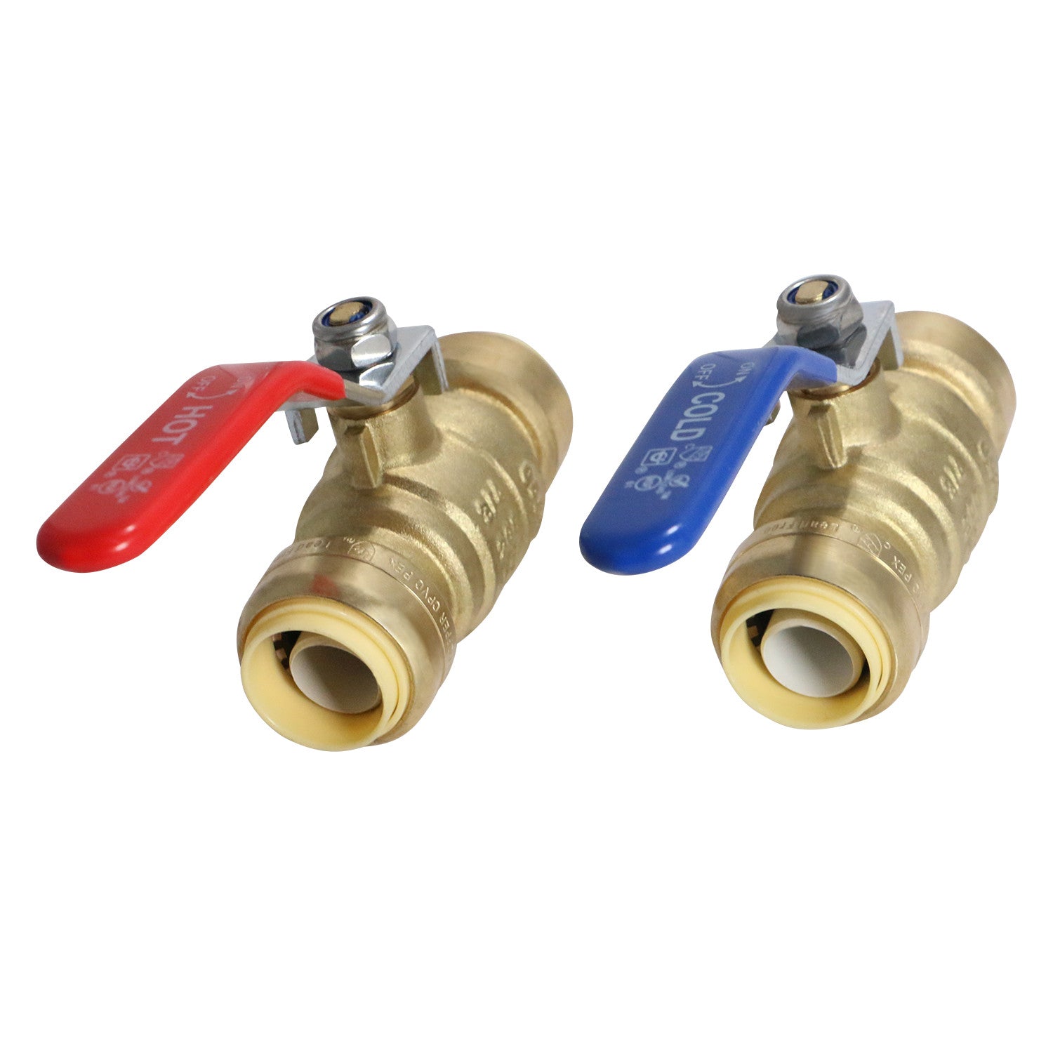 XFITTING 3/4" Push Fit Ball Valve - 2 Pack