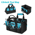 DURATECH 13" Toolbag 9 Pockets Wide Thickened Fabric Open Mouth