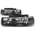 Fit 1999-2002 Chevy Silverado Pair Black Housing | Built Supply Co