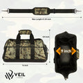 16" Wide Mouth Tool Bag W/adjustable Shoulder Strap Zipper Sturdy