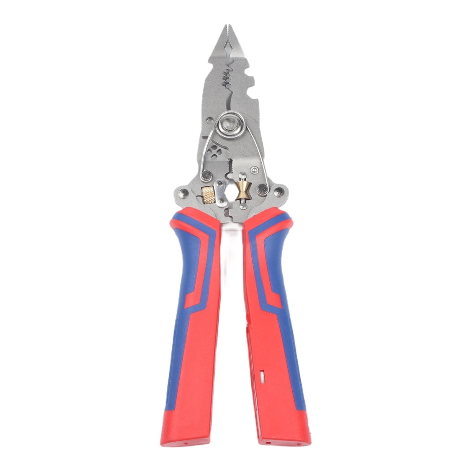Foldable 10-in-1 High Carbon Steel Wire Stripper & Tester For