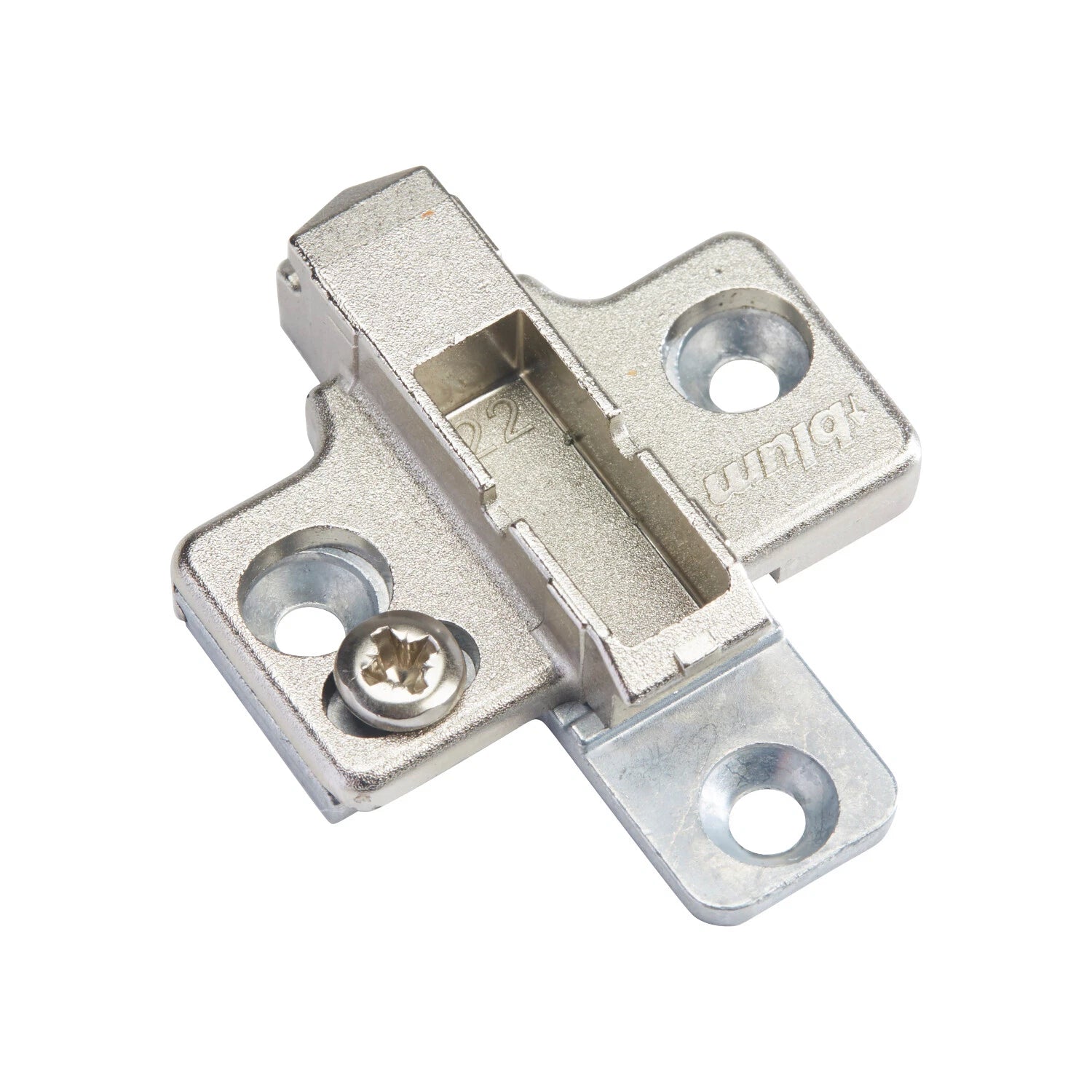 Blum 175h7130 3mm Nickel Clip Top Two Piece Wing Mounting Plate With