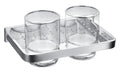 Flova Sofija Double Glass Tumbler and Holder