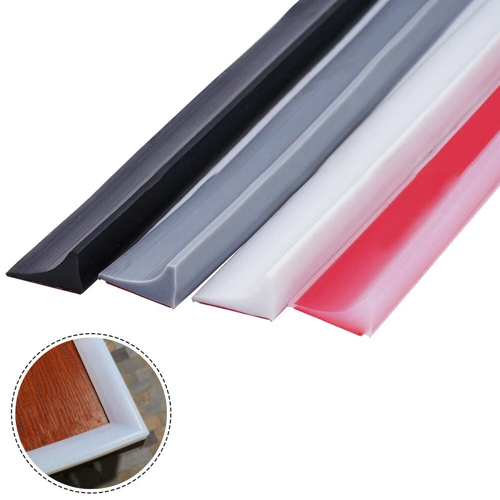 Bathroom For Retention Water Barrier Strip Waterproof Silicone Seal