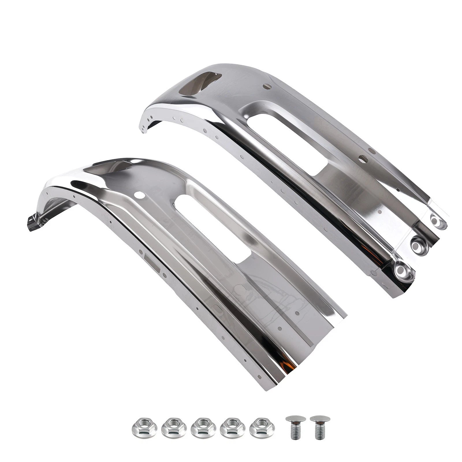 Chrome Steel Bumper Front fit for Ram 1500 2013-2018 SPLIT 68160857AA