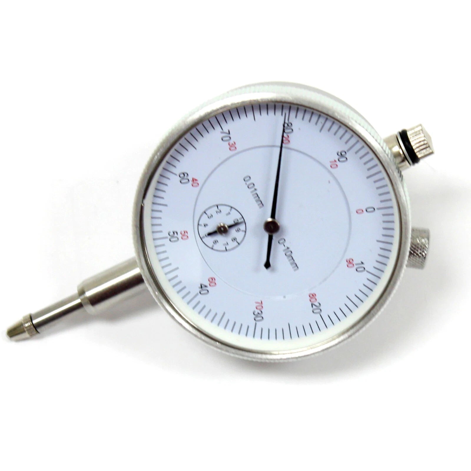 2-3/8" Aluminum Dial Gauge Indicator 0.01mm Graduation 0-100 Reading