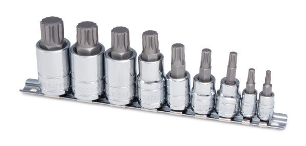Titan 9-Piece Triple Square Socket Set by Titan
