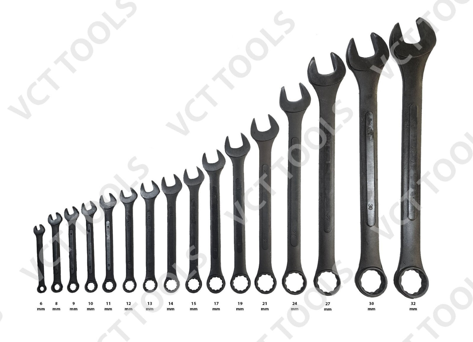 VCT 16pc Raised Panel Combination Wrenches