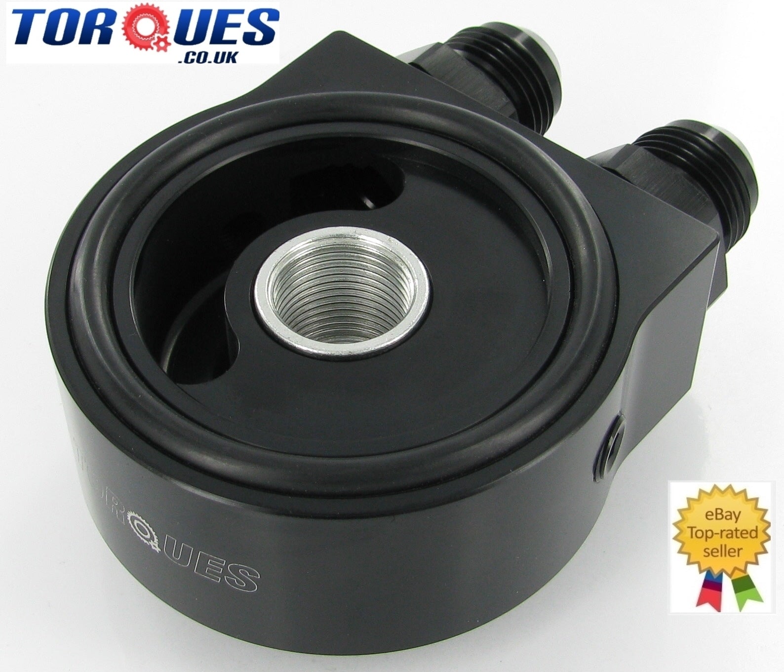 Torques Universal Oil Sandwich Plate Kit in Black (an-10 Jic-10) 3/4