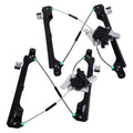 2x Front Left+Right Side Window Regulator w/ 7-Pin Motor for Cadillac SRX 10-15