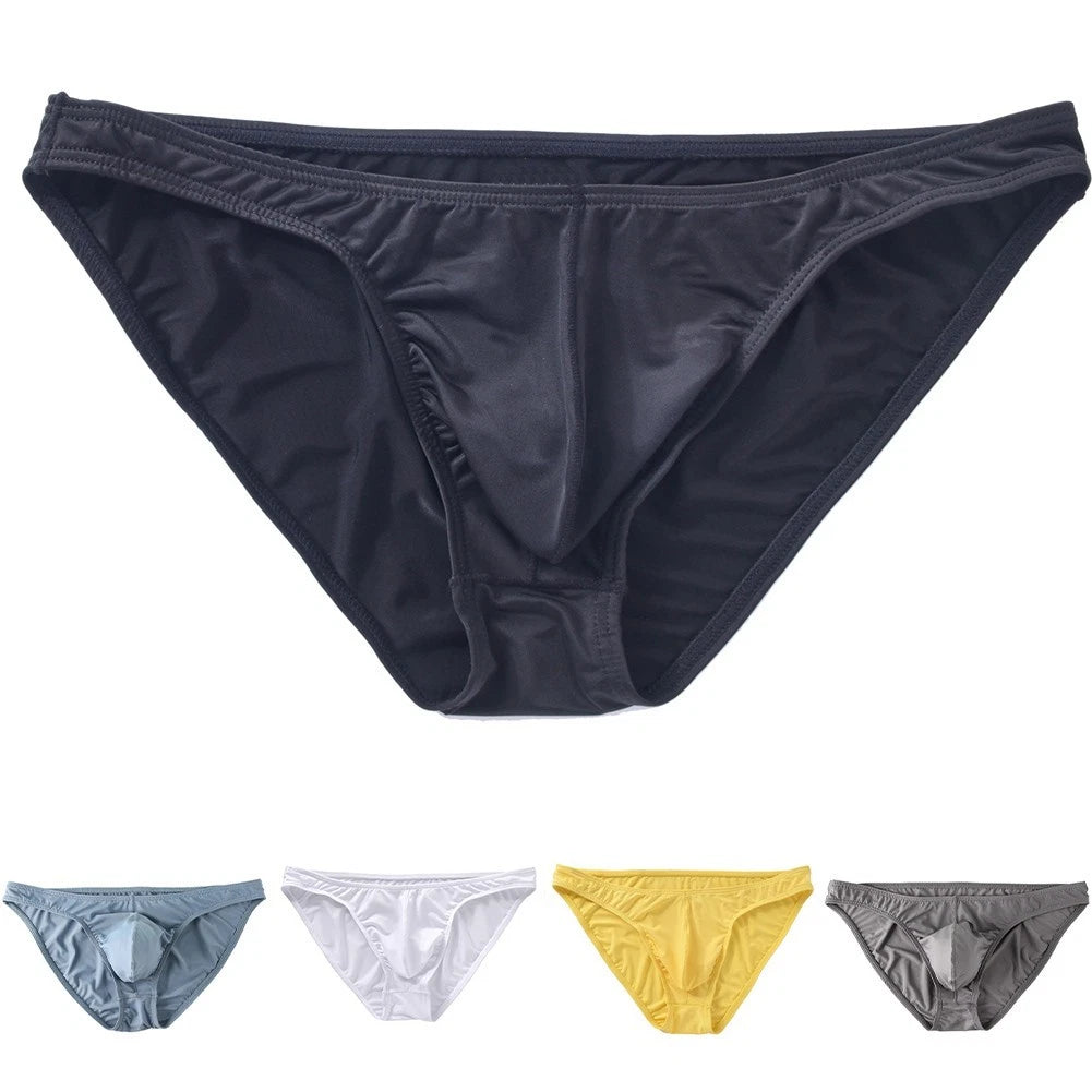 Classic Men Briefs Underwear Soft Breathable Mid Rise Bulge Pouch