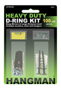 Hangman Heavy Duty D-Ring Picture Hanging Kit