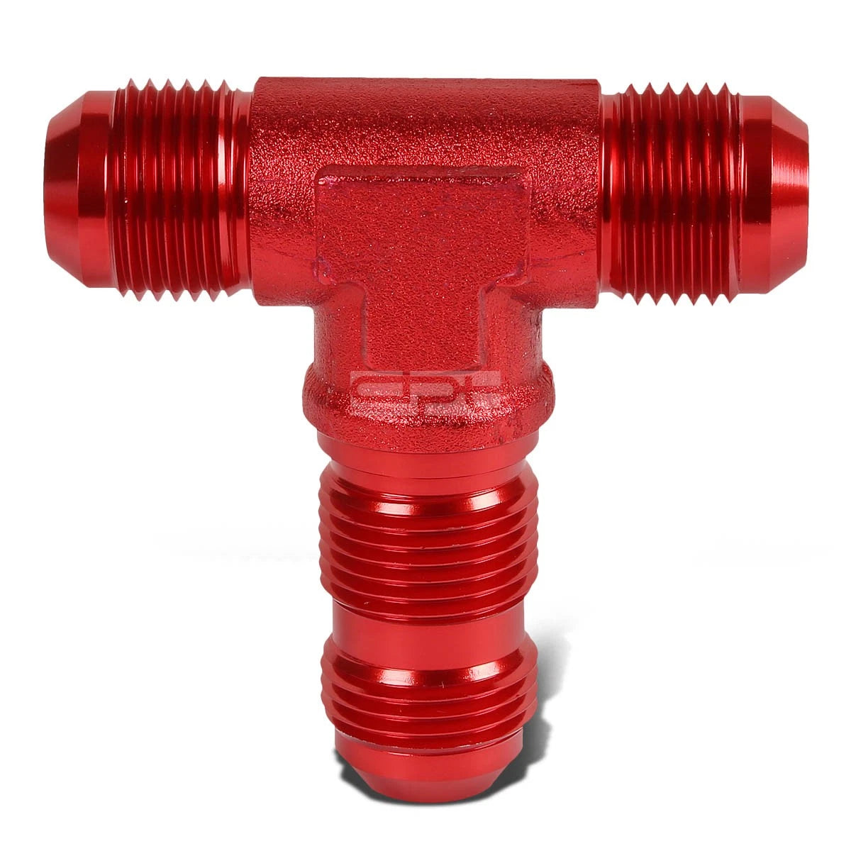 12an An-12 Male On Run Female Bulkhead Flare Red Anodized Tee Fitting