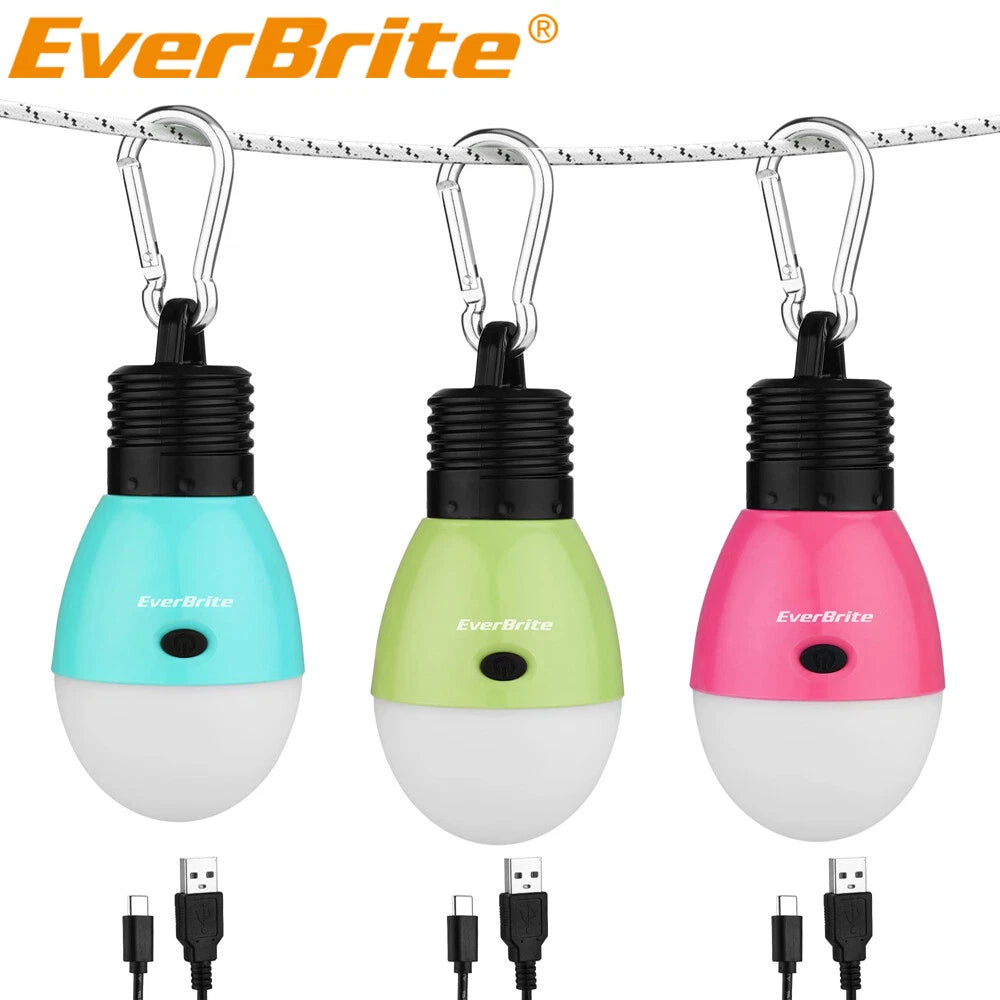 Everbrite 3pack Rechargeable Camping Led Bulb Usb | Built Supply Co