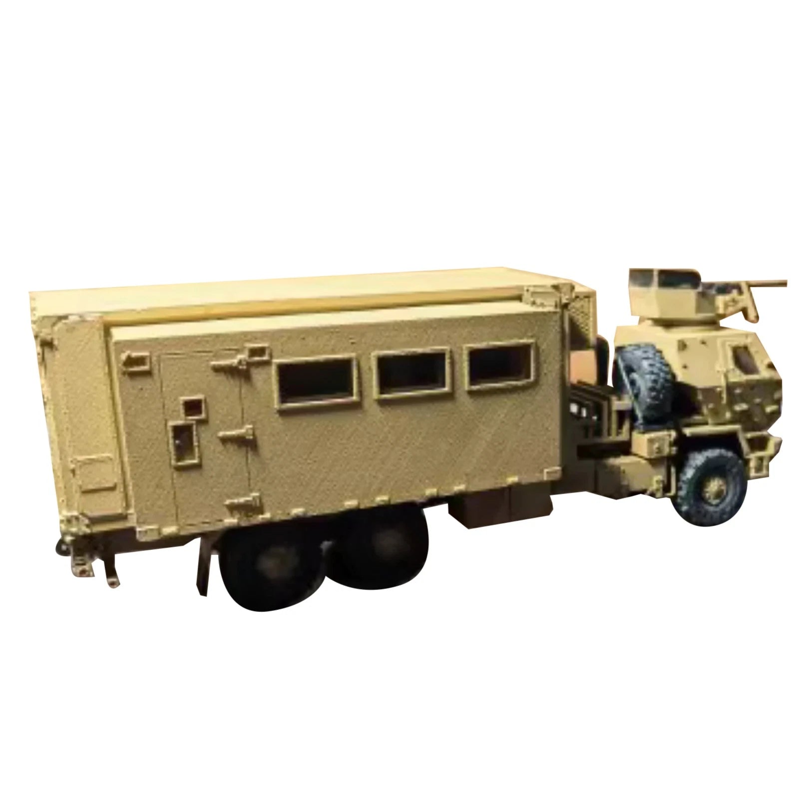 1:72 Us Army Fmtv M1087 Patriot Sad Command Center | Built Supply Co