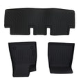 Floor Mat Set for Tesla Model 3 2017-2023 Black TPE All Weather Anti-Slip
