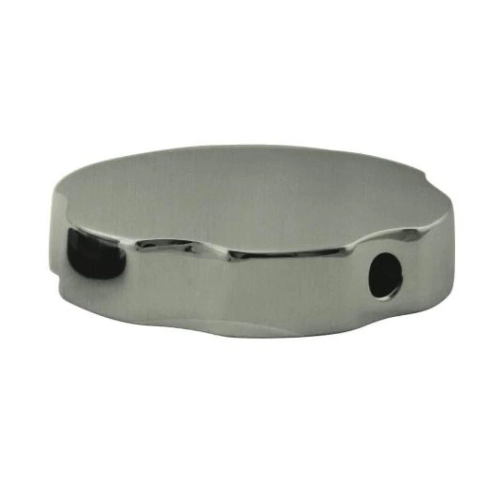 74mm Brass Rotating Bathtub Knob Brushed Finish For Overflow