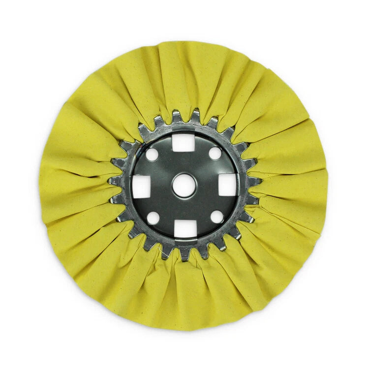 8" Yellow Mill Treated Airway Buffing Wheel 3" | Built Supply Co