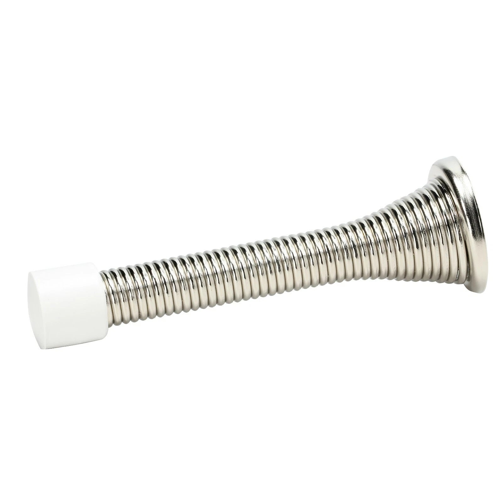 Rok Hardware 3" Flexi Spring Heavy Duty Wall Door Stop Bumper Brushed