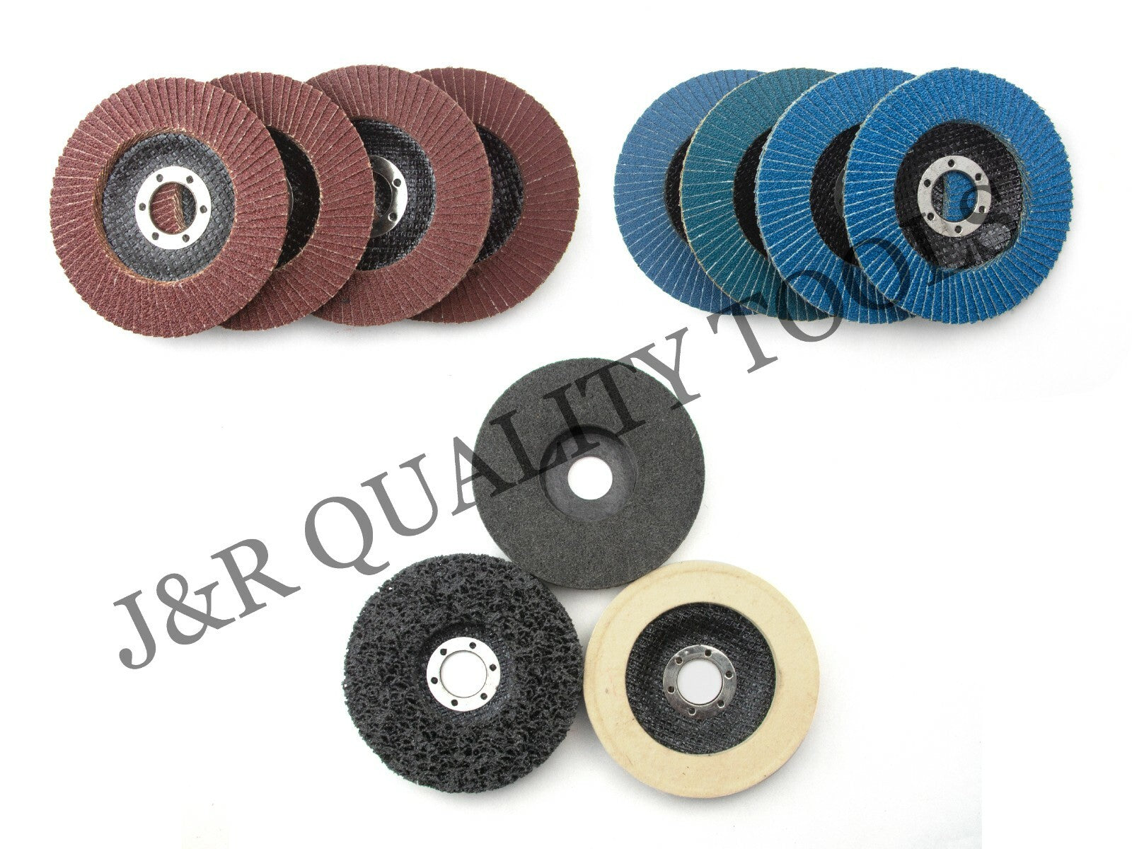 Flap Disc & Polish Set 11pc