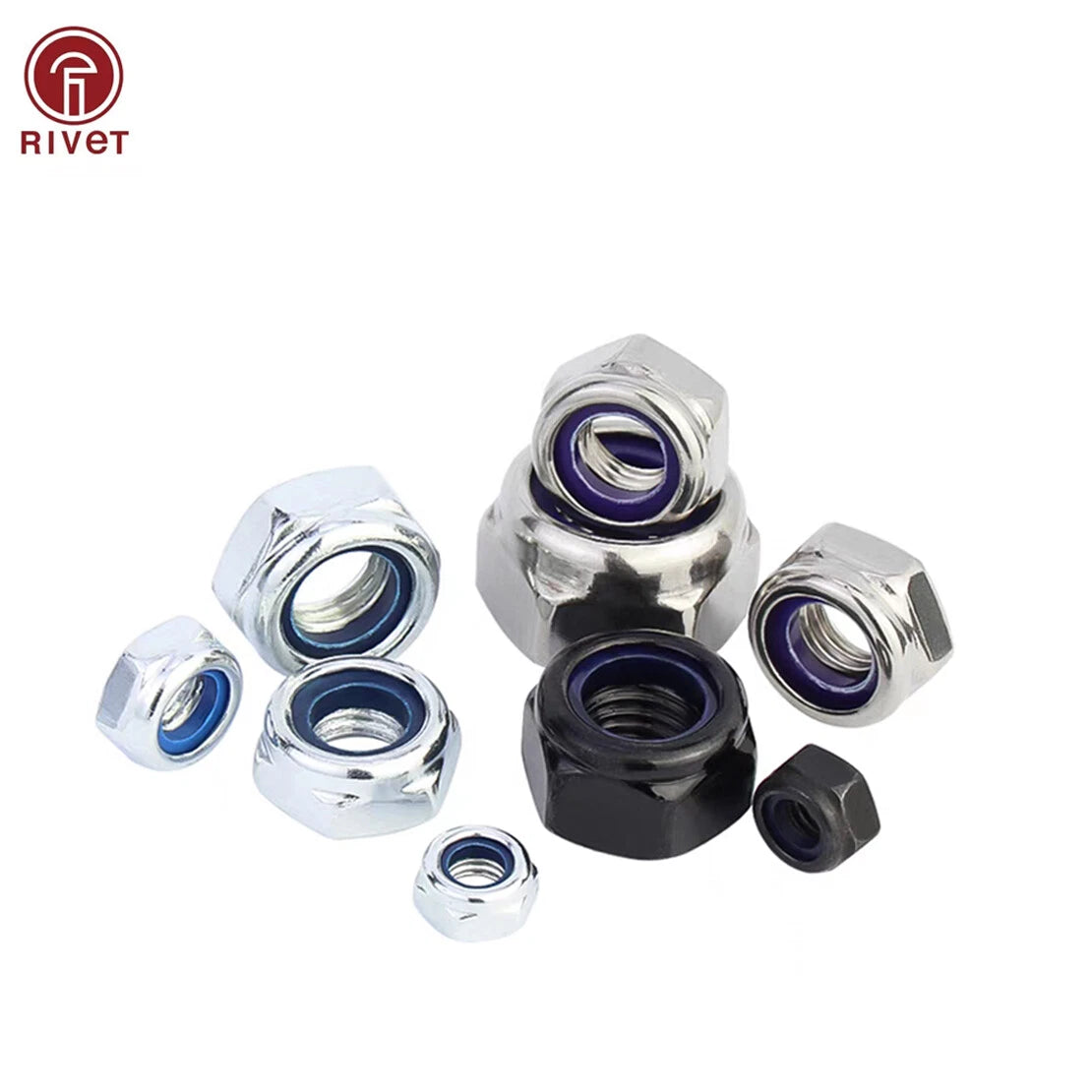 Anti Loosening Self-locking Nuts Antislip Locking Hexagonal Screw Cap
