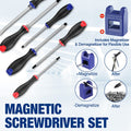 WORKPRO Magnetic Screwdriver Set 12PCS Go-Thru Screw Driver Set