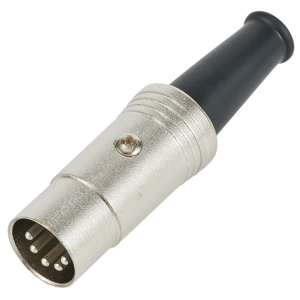 "Flexible Strain Relief Audio Adapter Connector With Silver Plated