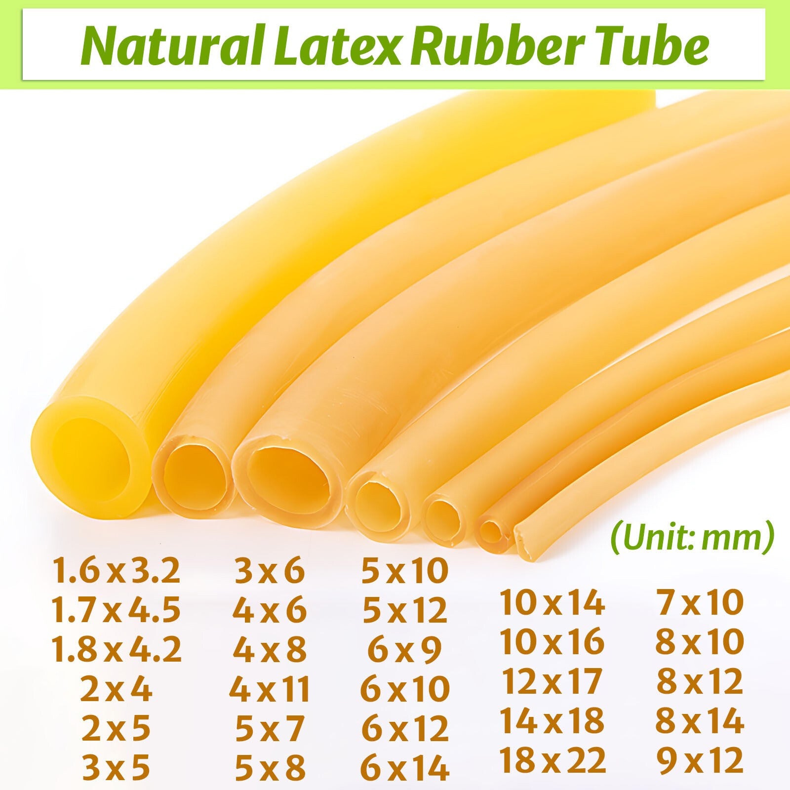 Highly Elastic Natural Latex Rubber Tube