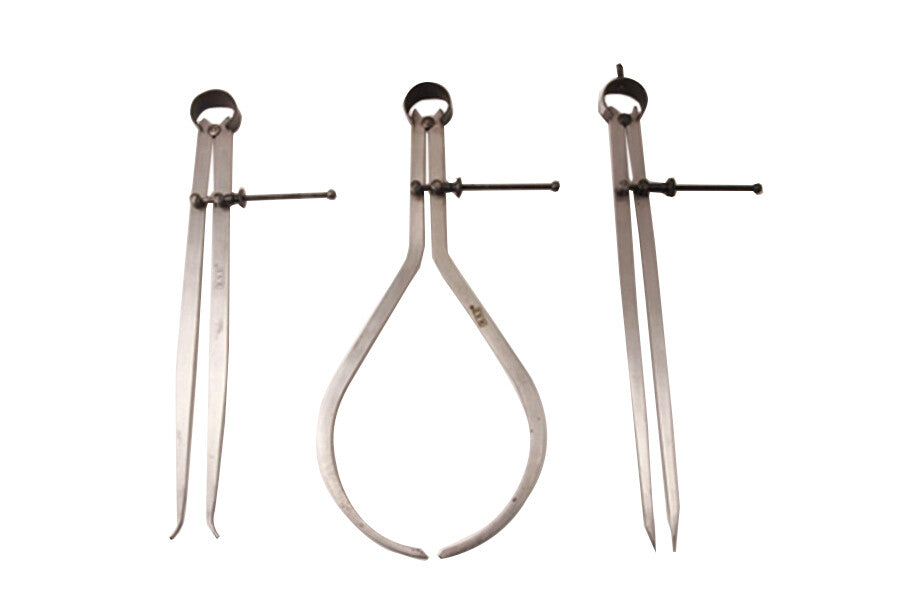 Inside / Outside Diameter Calipers / Dividers with Bow Spring