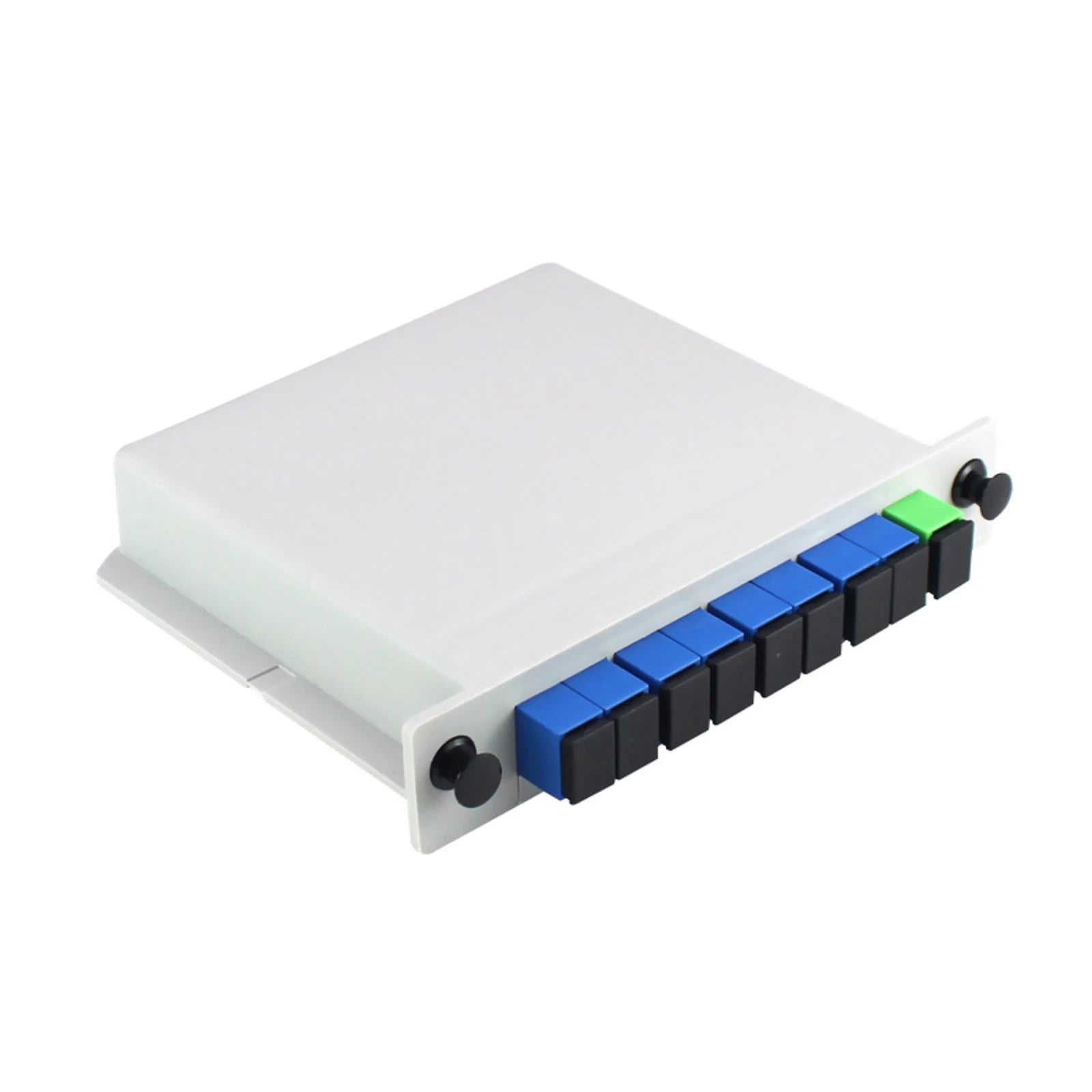 8-port Fiber Optical Branching Device 1x8 Cassette Card Inserting Plc