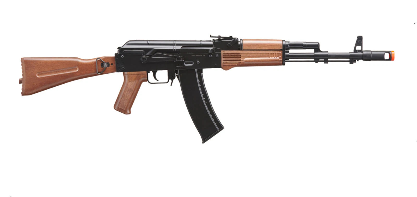 Well D74 Ak47 Full Automatic Aeg Airsoft Gun 6mm Bb Rifle + Battery &