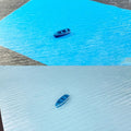 High Quality Water Pattern Paper Diorama Scenery For Model Railway