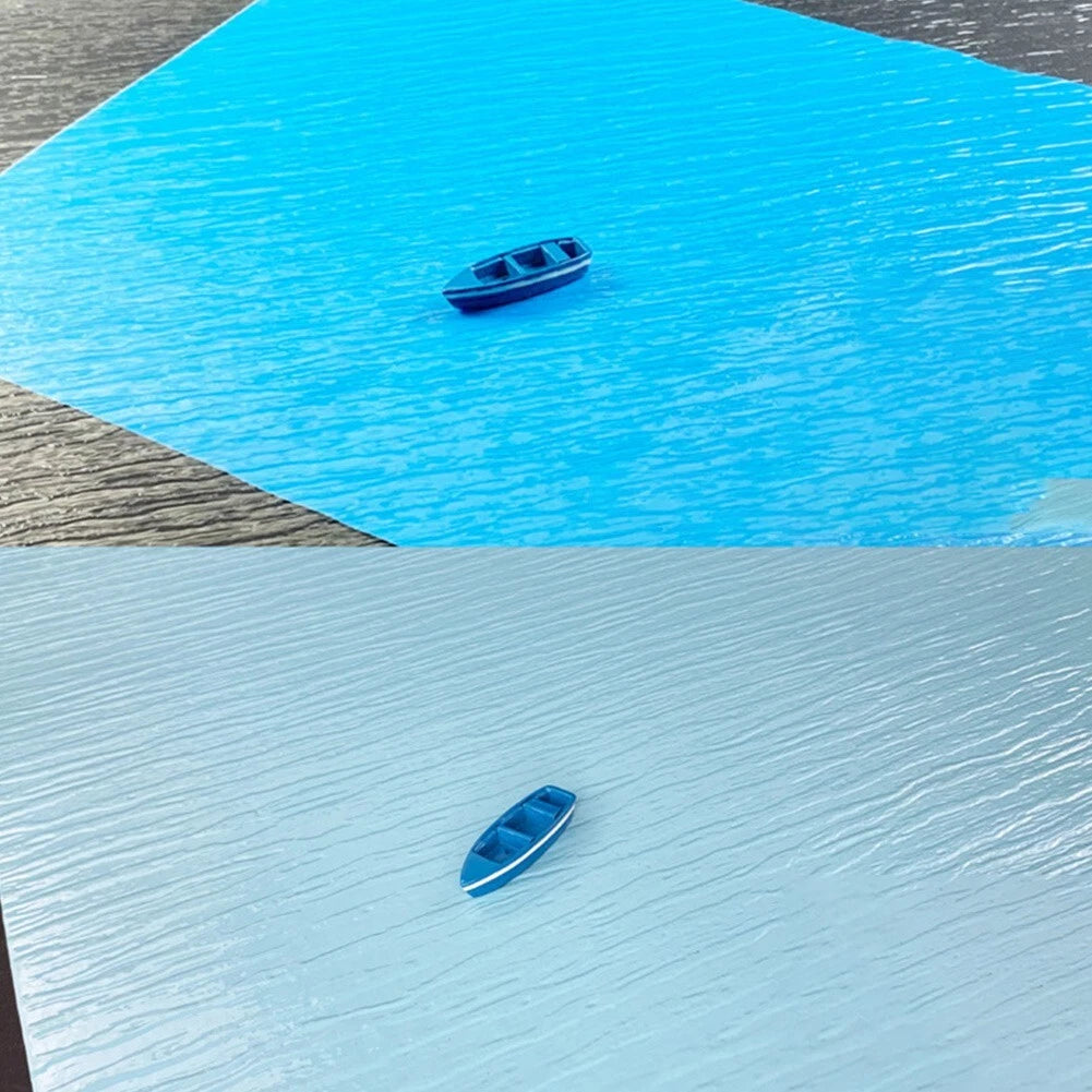 High Quality Water Pattern Paper Diorama Scenery For Model Railway