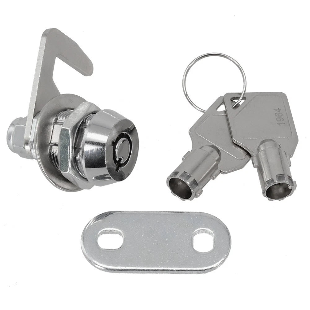 Tool Box Lock Cylinder Tubular Camlock 90?? Hook Cam Replacement Lock