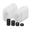 10 Pack Cat Water Fountain Filters With 10 Sponges For Pet Drinking