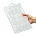 Clear Hard Plastic Aa/aaa C D 9V Cell Battery Storage