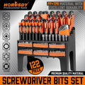 122Pc Magnetic Screwdriver Set Ratchet Handle Nut Driver Hex Key