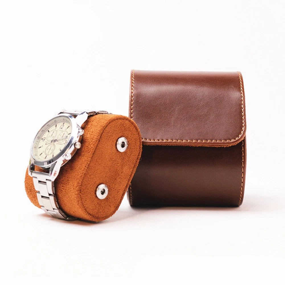 Luxury Single Presentation Watch Roll Case Storage Cover Organizer