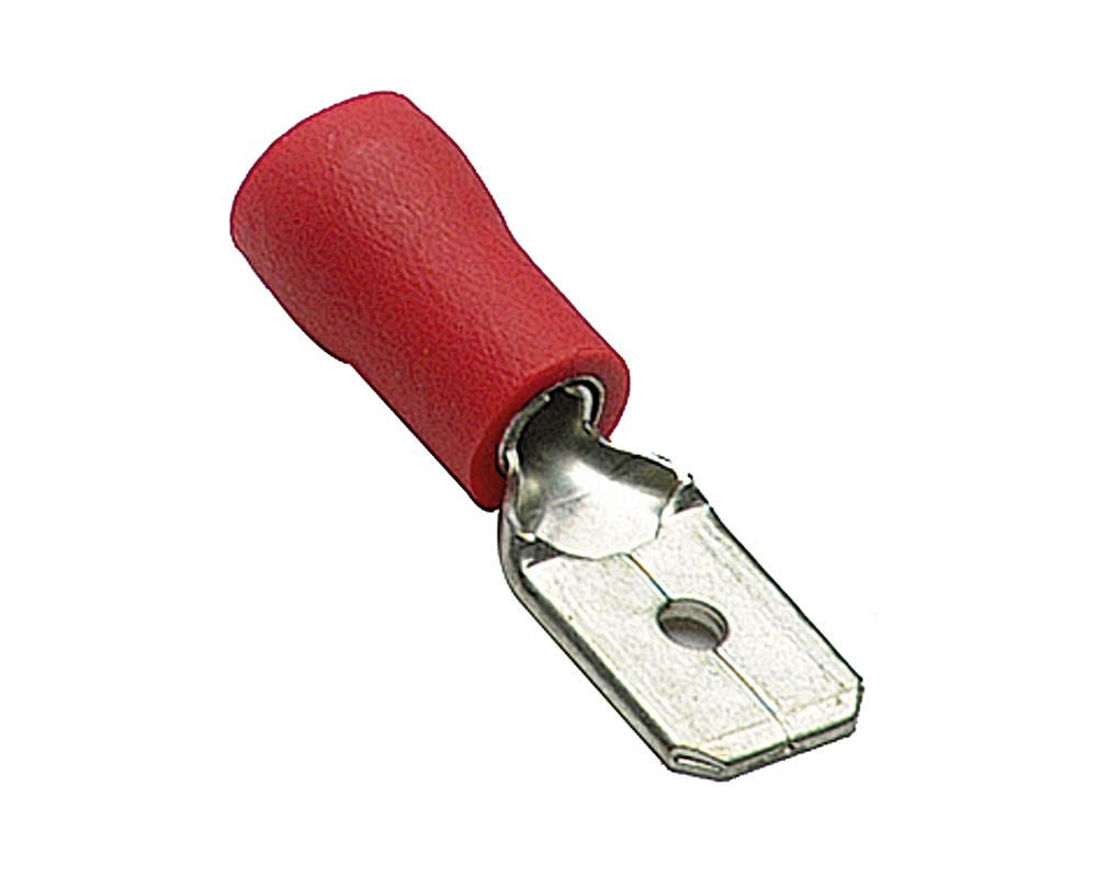 Regin Red Push On Male Connectors 15 Pack