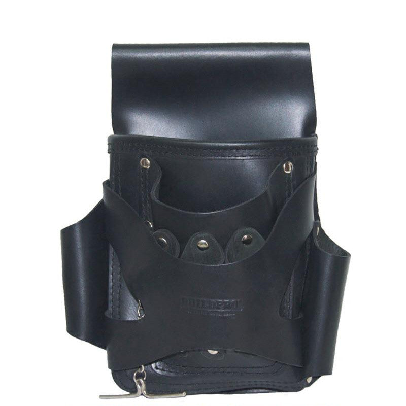 Buildpro Electricians Leather Tool Belt Pouch LBFE