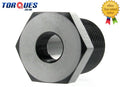 1/2" Npt Male to 1/8" Npt Female Reducer Adapter - Black