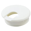 (51mm) 2" Round White Computer Desk Table Port Wire Cable Hole Cover