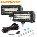 Everbrite 7" Led Light Bar 150W Spot Flood Off Road | Built Supply Co